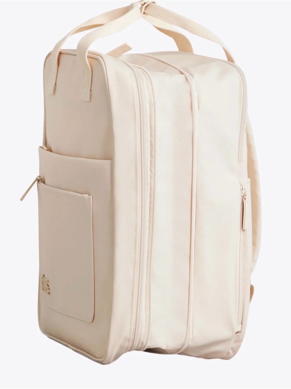 BEIS The Expandable Backpack In Beige - Picture 3 of 3